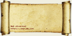 Kristina Adamović vizit kartica